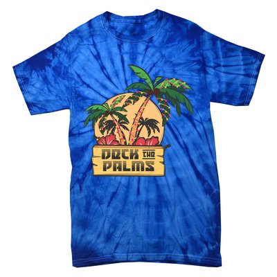 Deck The Palms Cute Gift Tie-Dye T-Shirt