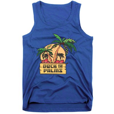 Deck The Palms Cute Gift Tank Top