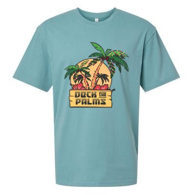 Deck The Palms Cute Gift Sueded Cloud Jersey T-Shirt