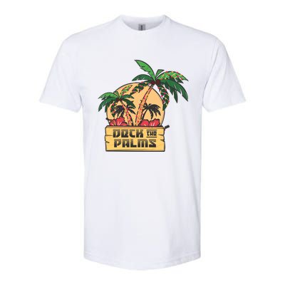 Deck The Palms Cute Gift Softstyle® CVC T-Shirt