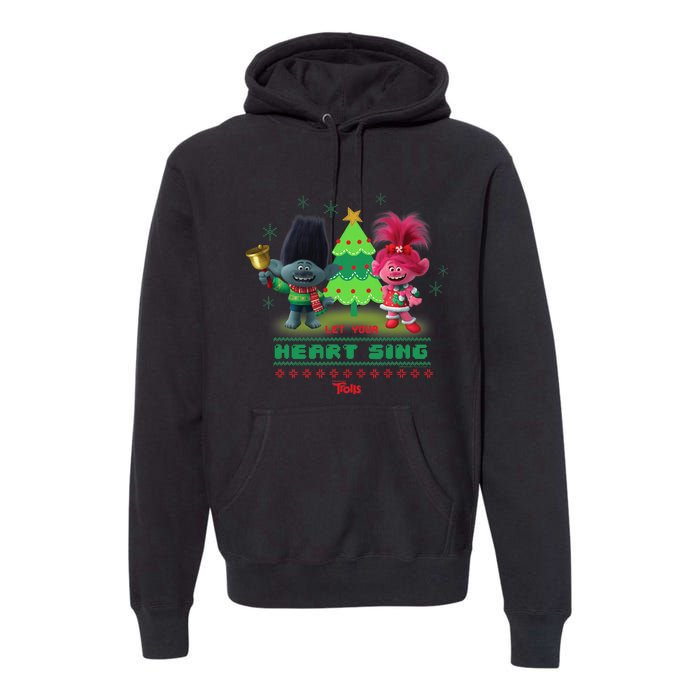 Dreamworks Trolls Poppy & Branch Let Your Heart Sing Premium Hoodie