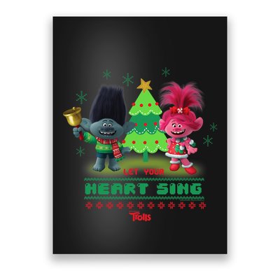 Dreamworks Trolls Poppy & Branch Let Your Heart Sing Poster
