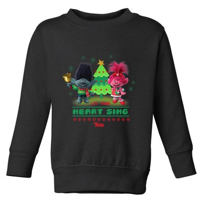 Dreamworks Trolls Poppy & Branch Let Your Heart Sing Toddler Sweatshirt