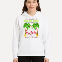 Deck the Palms Merry Flamingo Christmas funny Hoodie