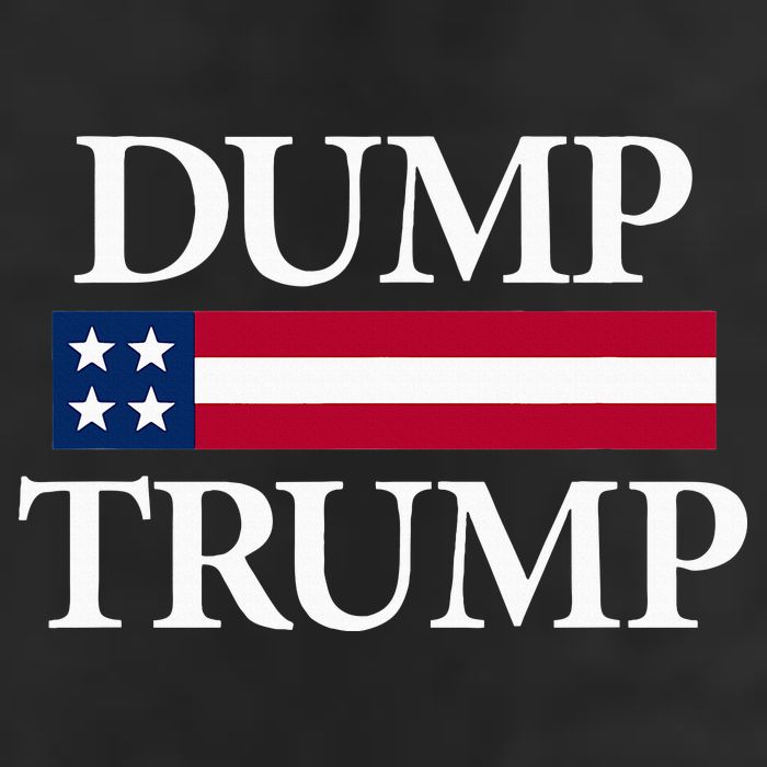 Dump Trump Political 7 Panel Mesh Trucker Snapback Hat