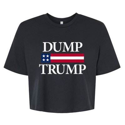 Dump Trump Political Bella+Canvas Jersey Crop Tee