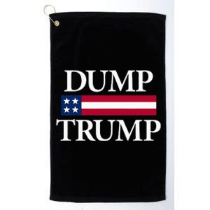 Dump Trump Political Platinum Collection Golf Towel