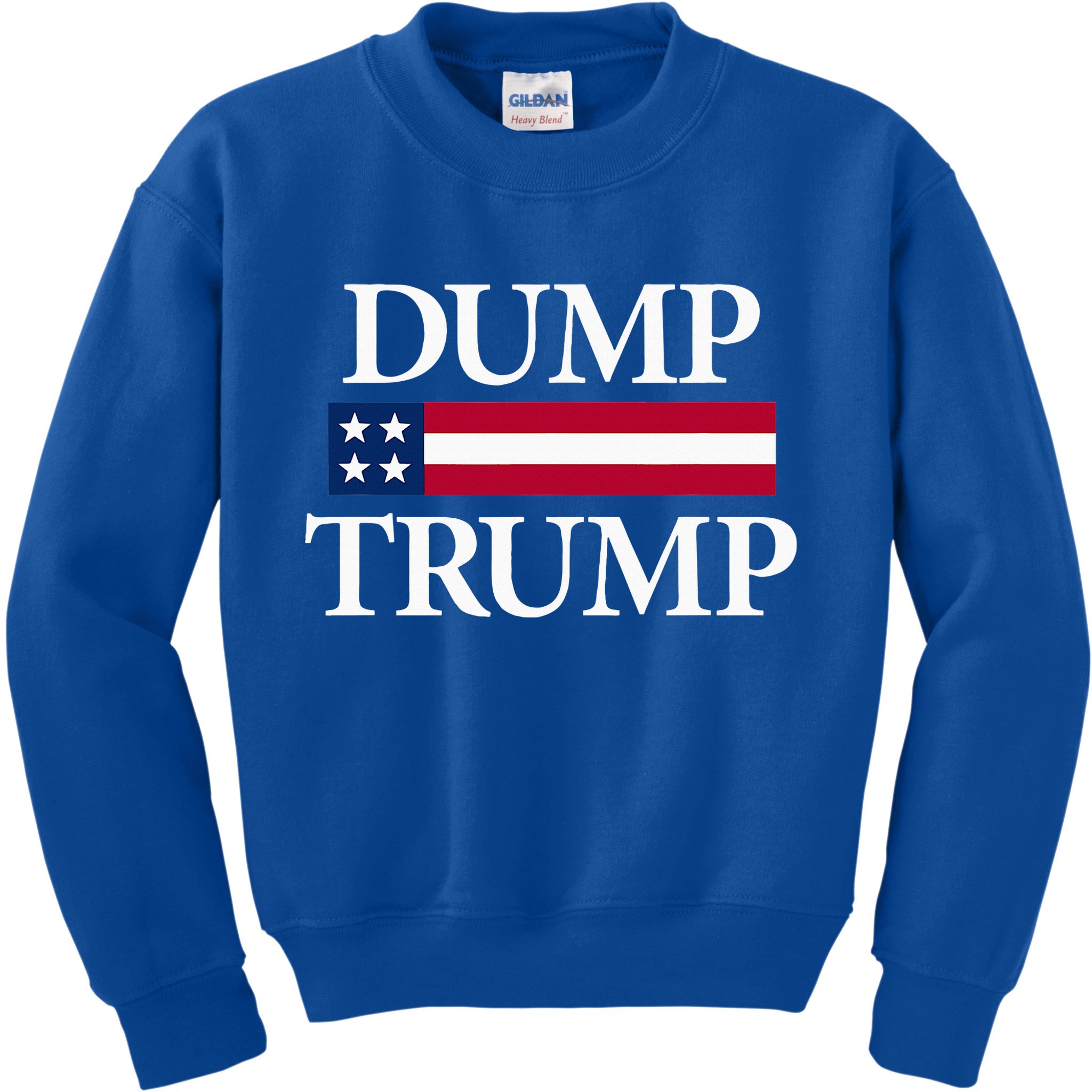 Dump Trump Political Kids Sweatshirt