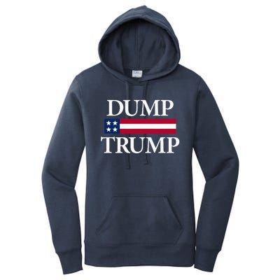 Dump Trump Political Women's Pullover Hoodie