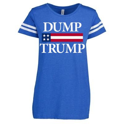 Dump Trump Political Enza Ladies Jersey Football T-Shirt