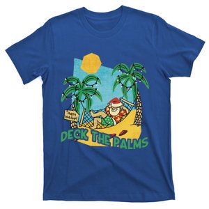 Deck The Palms / Merry Christmas Santa / Christmas Lights Gift T-Shirt