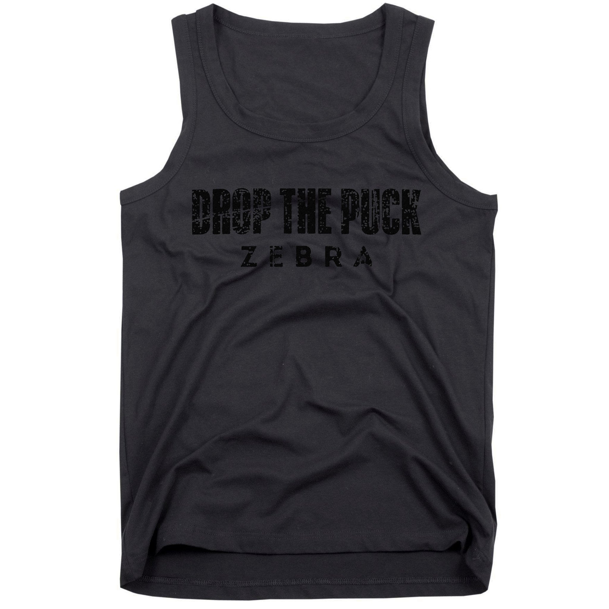 Drop The Puck Zebra Tank Top
