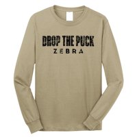 Drop The Puck Zebra Long Sleeve Shirt