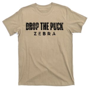 Drop The Puck Zebra T-Shirt