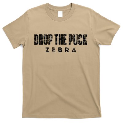 Drop The Puck Zebra T-Shirt