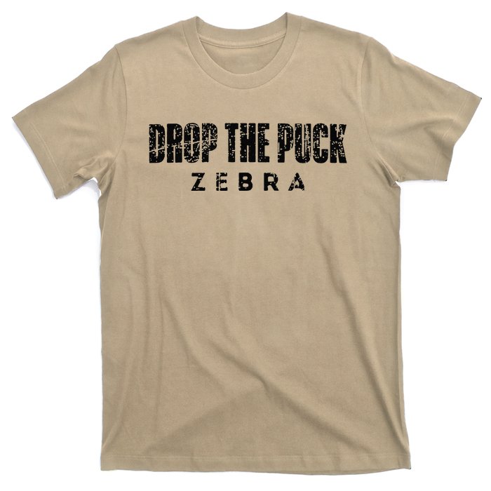 Drop The Puck Zebra T-Shirt