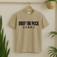 Drop The Puck Zebra T-Shirt
