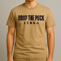 Drop The Puck Zebra T-Shirt