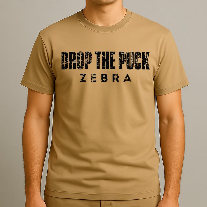 Drop The Puck Zebra T-Shirt