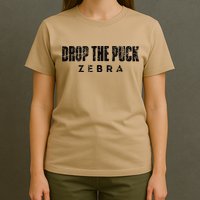 Drop The Puck Zebra T-Shirt