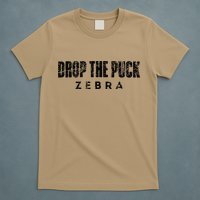 Drop The Puck Zebra T-Shirt
