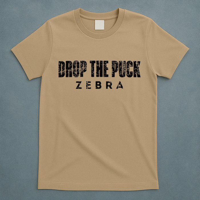 Drop The Puck Zebra T-Shirt