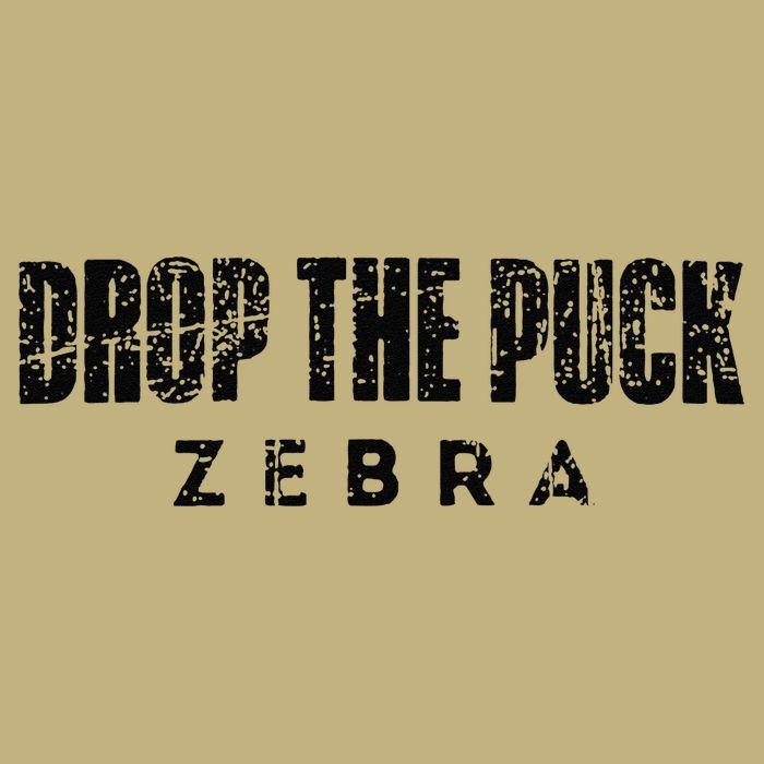 Drop The Puck Zebra Tall Long Sleeve T-Shirt