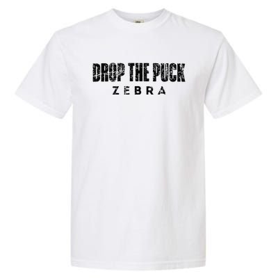 Drop The Puck Zebra Garment-Dyed Heavyweight T-Shirt