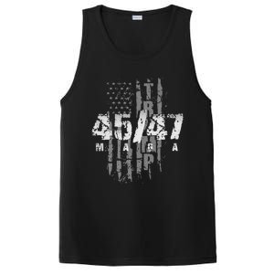 Donald Trump President 4547 Maga Us Flag PosiCharge Competitor Tank