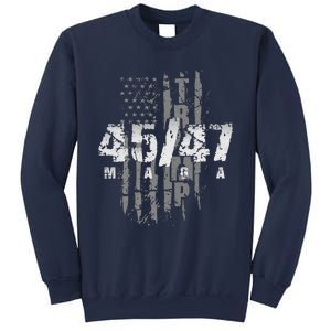 Donald Trump President 4547 Maga Us Flag Sweatshirt