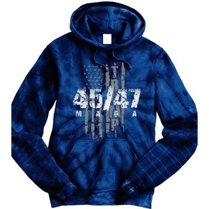 Donald Trump President 4547 Maga Us Flag Tie Dye Hoodie