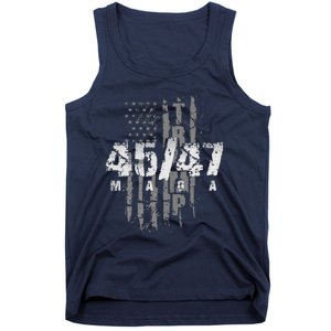 Donald Trump President 4547 Maga Us Flag Tank Top