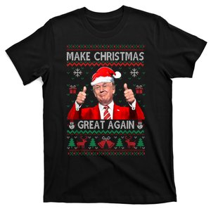 Donald Trump President Make Christmas Great Again Xmas Ugly T-Shirt