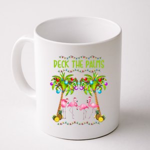 Deck The Palms Merry Flamingo Christmas Gift Sweater Coffee Mug