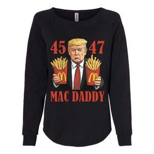 Donald Trump President 45 47 Mac Daddy Womens California Wash Sweatshirt