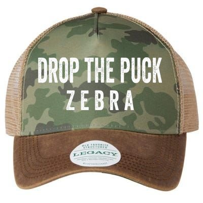 Drop The Puck Zebra Legacy Tie Dye Trucker Hat
