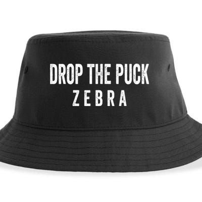 Drop The Puck Zebra Sustainable Bucket Hat