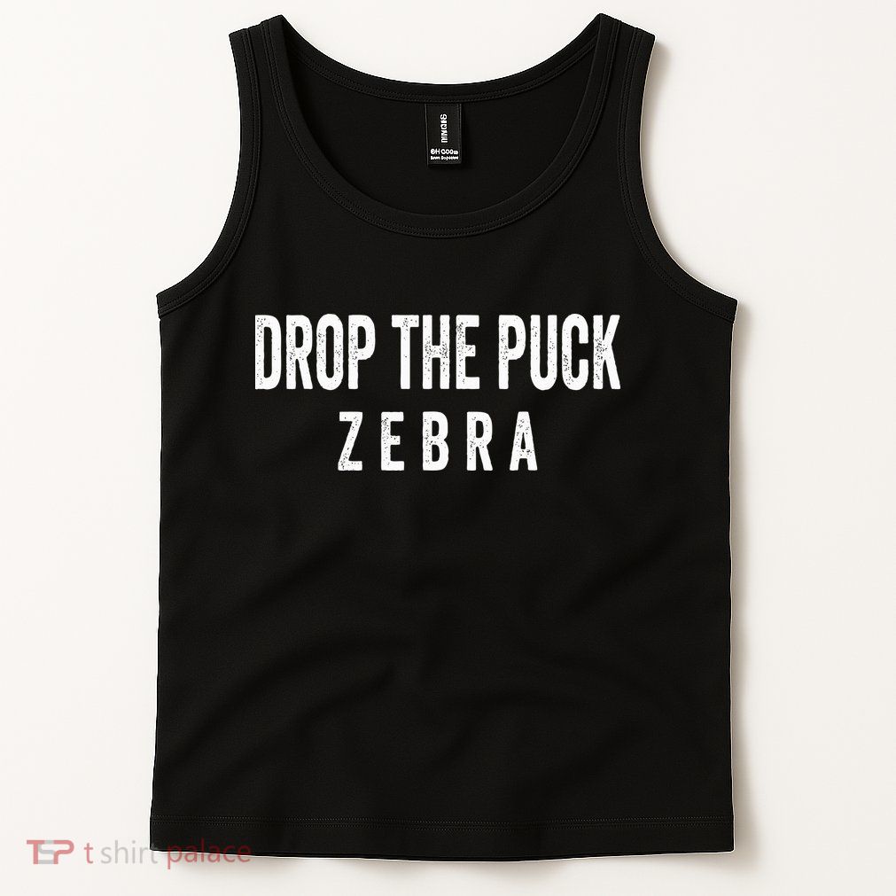 Drop The Puck Zebra Tank Top