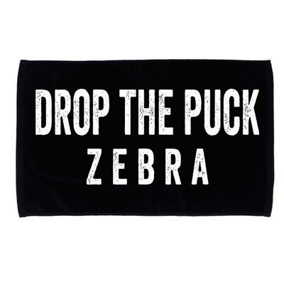 Drop The Puck Zebra Microfiber Hand Towel