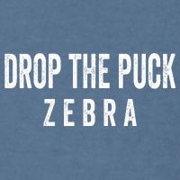 Drop The Puck Zebra Garment-Dyed Sweatshirt