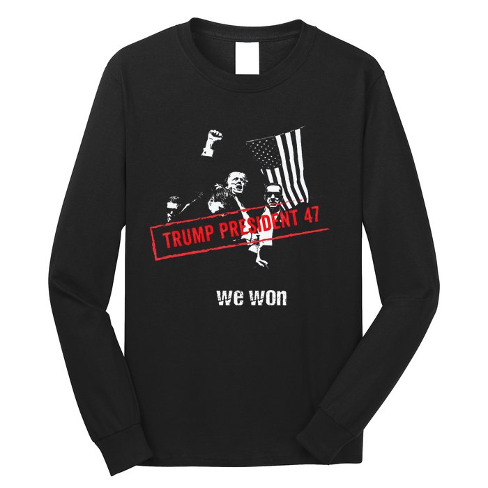 Donald Trump President 2024 Long Sleeve Shirt