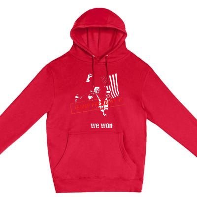 Donald Trump President 2024 Premium Pullover Hoodie