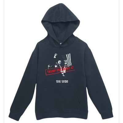 Donald Trump President 2024 Urban Pullover Hoodie