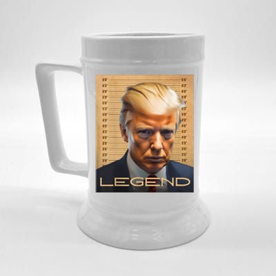 Donald Trump President Legendary Mugshot Trump Legend Beer Stein