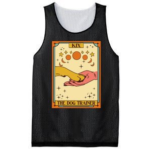 Dog Training Positive Reinforcement Dog Trainer Tarot Card Mesh Reversible Basketball Jersey Tank