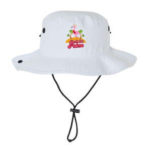 Deck The Palms Christmas Flamingo Gift Legacy Cool Fit Booney Bucket Hat