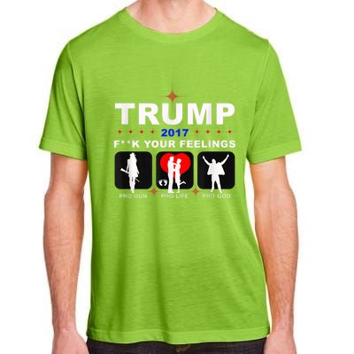 Donald Trump Patriotic, Pro Gun Right God Life Adult ChromaSoft Performance T-Shirt