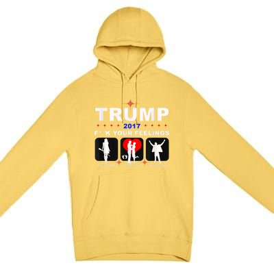 Donald Trump Patriotic, Pro Gun Right God Life Premium Pullover Hoodie