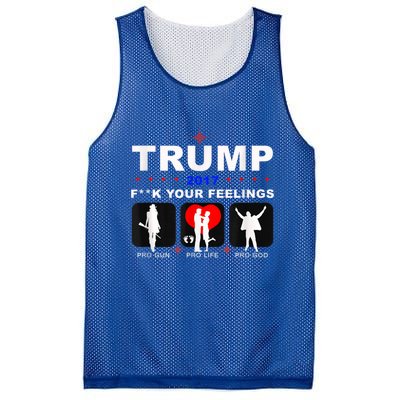 Donald Trump Patriotic, Pro Gun Right God Life Mesh Reversible Basketball Jersey Tank