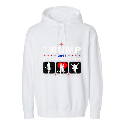 Donald Trump Patriotic, Pro Gun Right God Life Garment-Dyed Fleece Hoodie